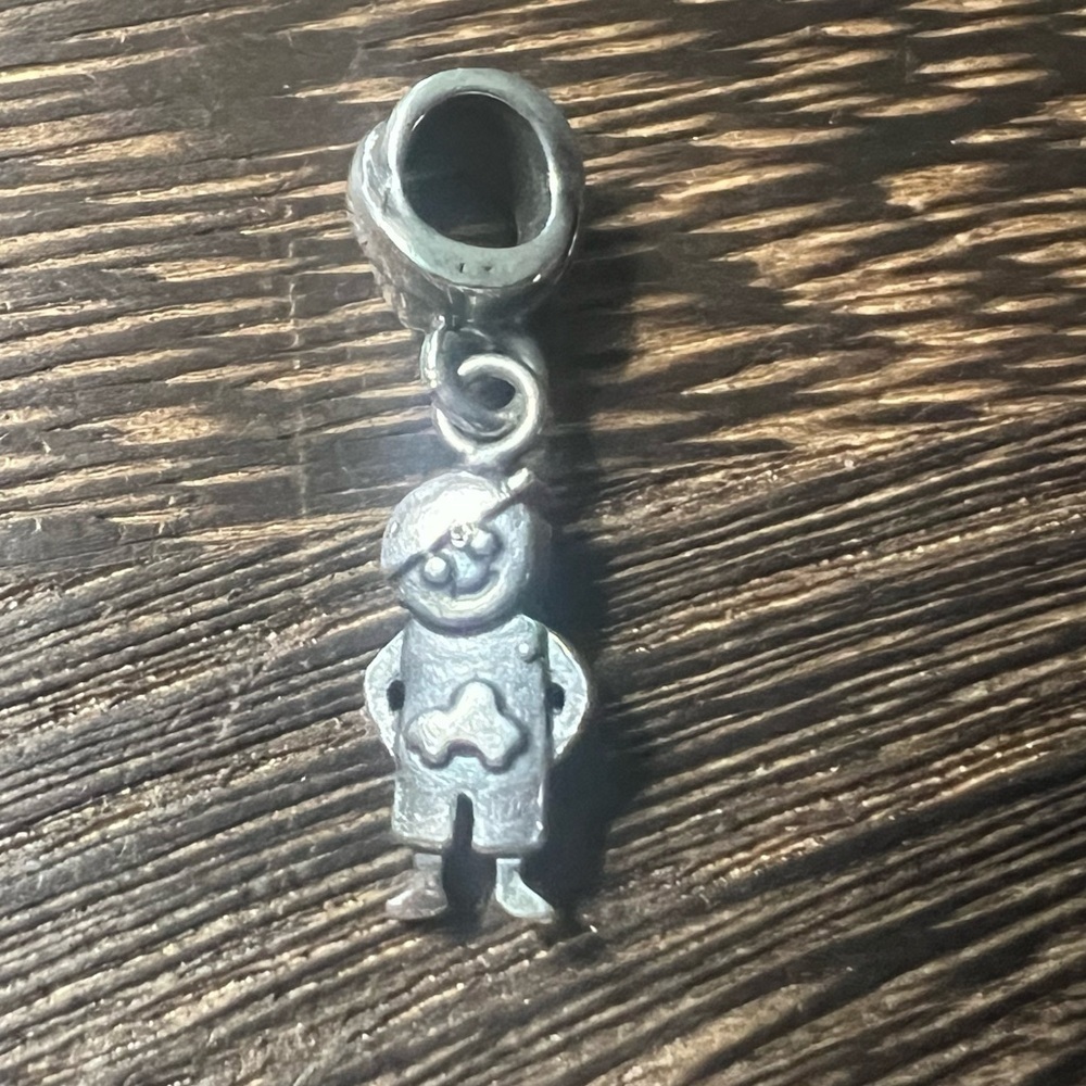 Murano Charm Boy w/Hat 925 B26